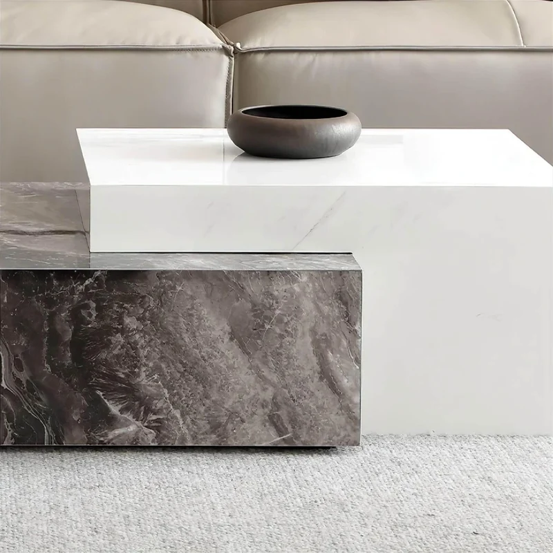 Modern Marble Coffee Table - Elegant Living Room Furniture
