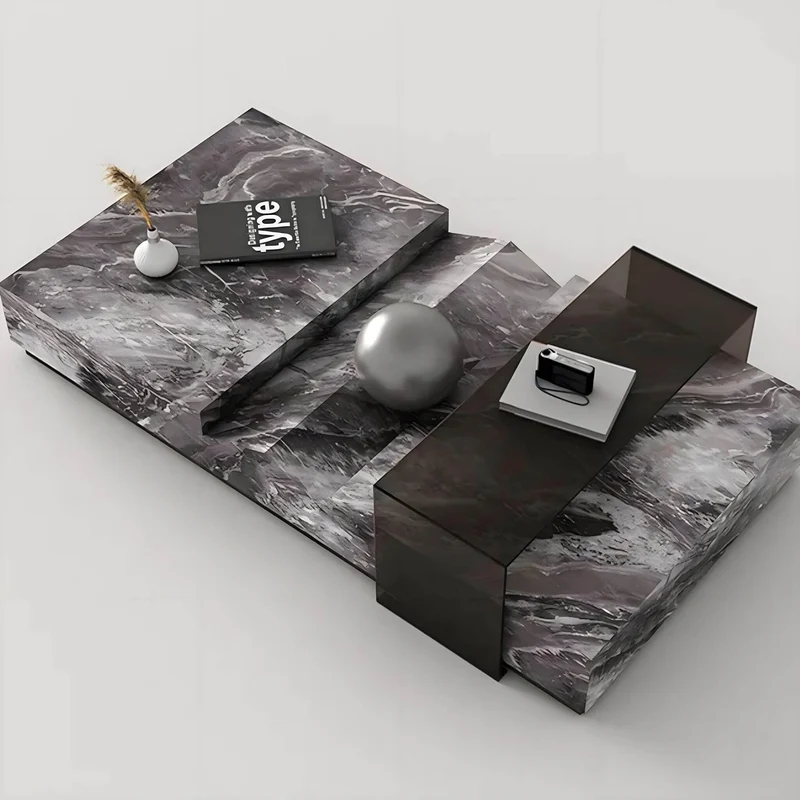 Marble Coffee Table - Elegant Lucienne Accent Table