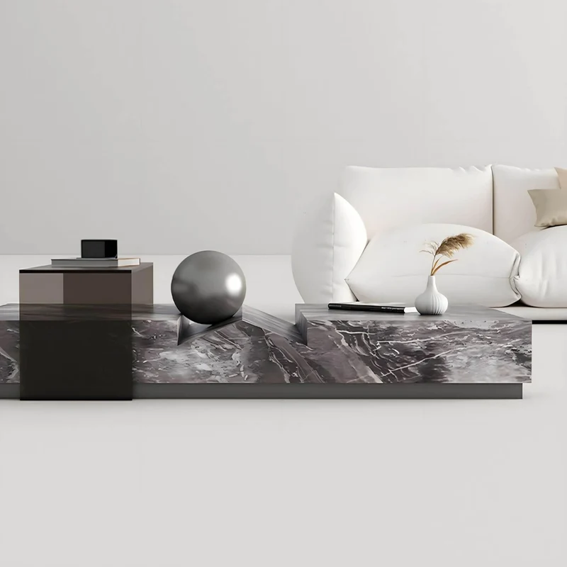 Marble Coffee Table - Elegant Lucienne Accent Table