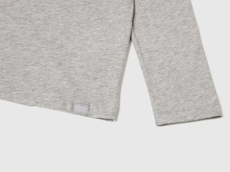 T-Shirt aus Baumwolle mit Rundhalsausschnitt