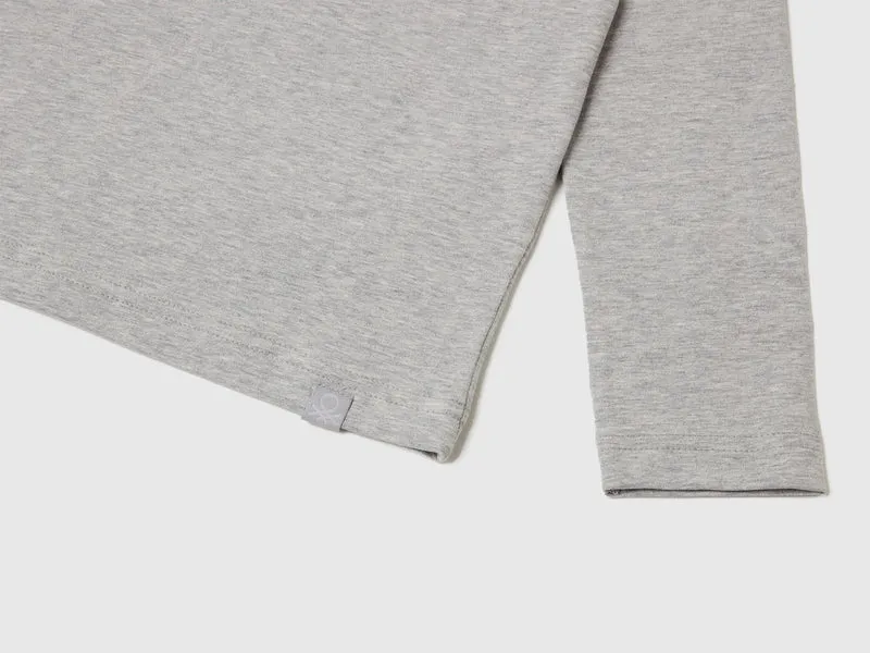 Langärmliges Rollkragen-T-Shirt