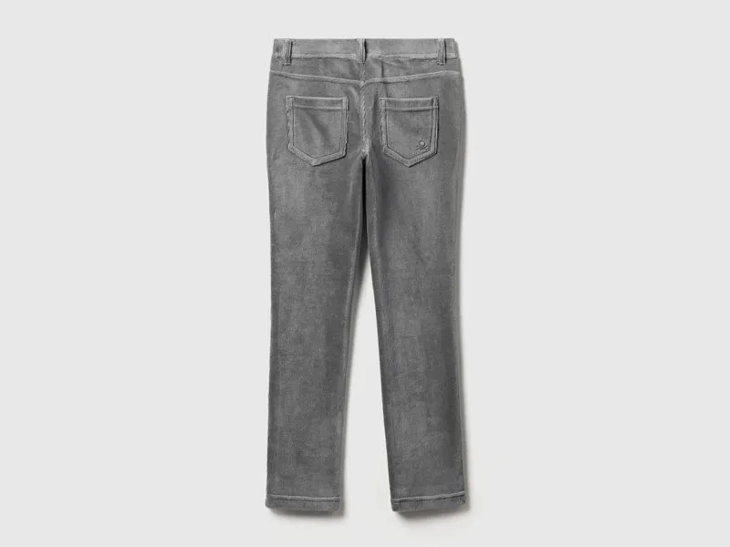 Superenge Chenille-Hose