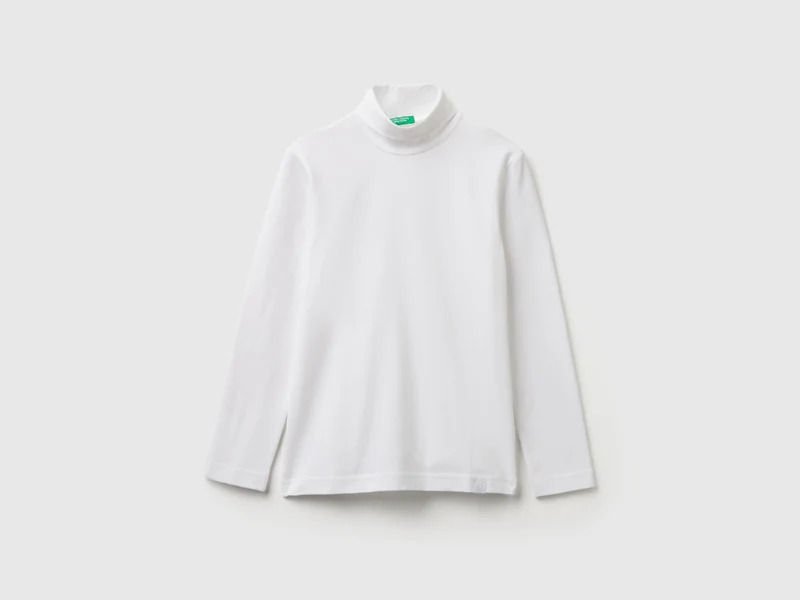 Langärmliges Rollkragen-T-Shirt