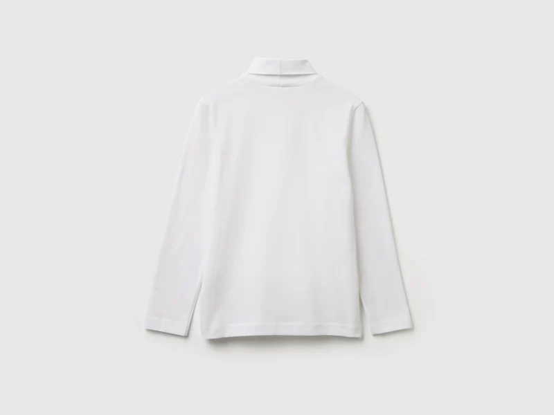 Langärmliges Rollkragen-T-Shirt
