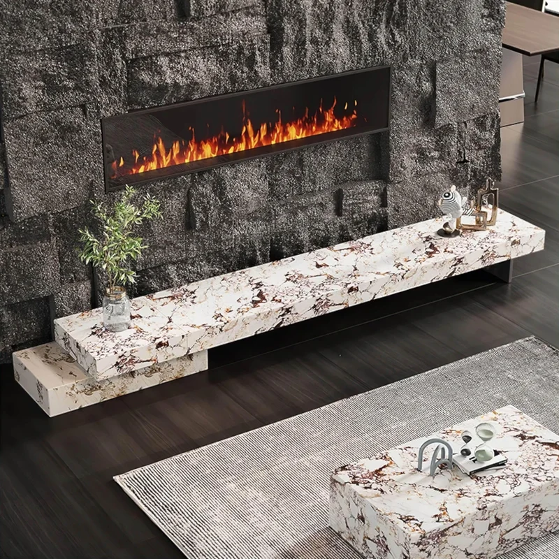 Marble TV Stand - Modern Berenger Entertainment Center