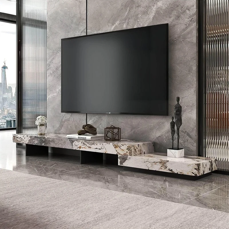 Modern Slate TV Cabinet - Stylish Entertainment Center