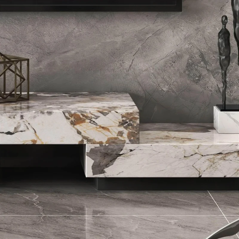 Modern Slate TV Cabinet - Stylish Entertainment Center