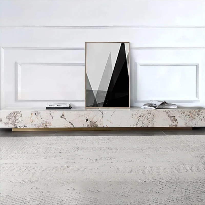 Modern TV Cabinet - Brunella Slate Entertainment Unit for Contemporary Living Rooms