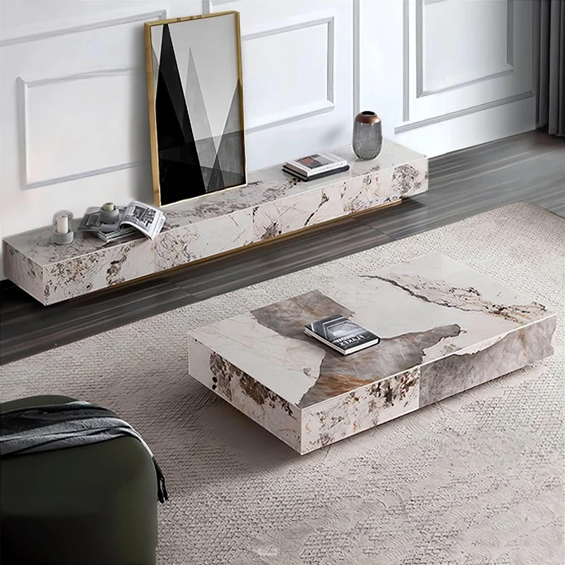 Modern TV Cabinet - Brunella Slate Entertainment Unit for Contemporary Living Rooms