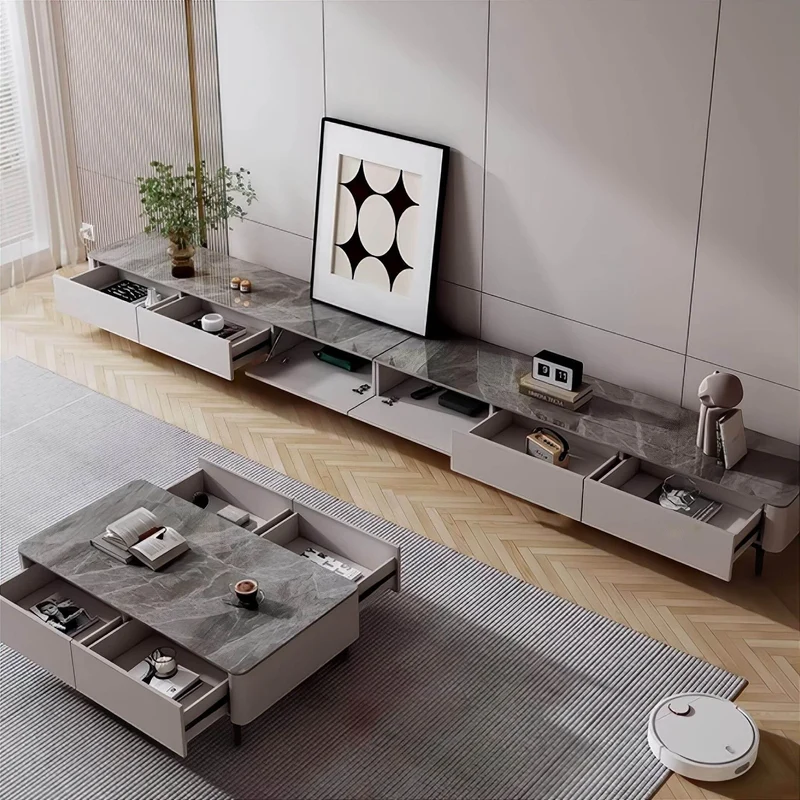 Modern TV Cabinet - Denis Slate Entertainment Center