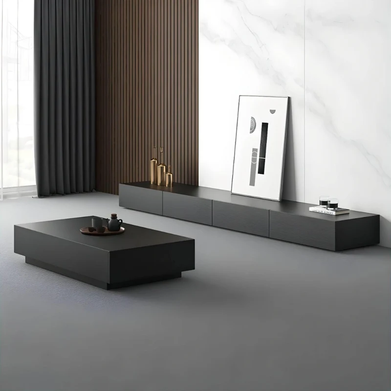 Modern TV Cabinet - Stylish Media Console Storage Unit