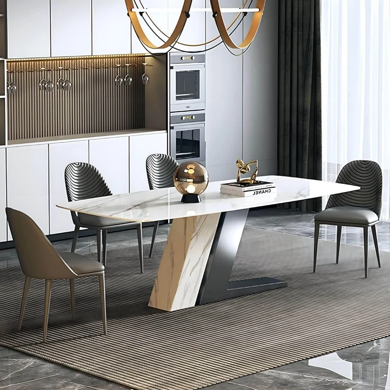 Modern Marble Dining Table - Elegant Round Design