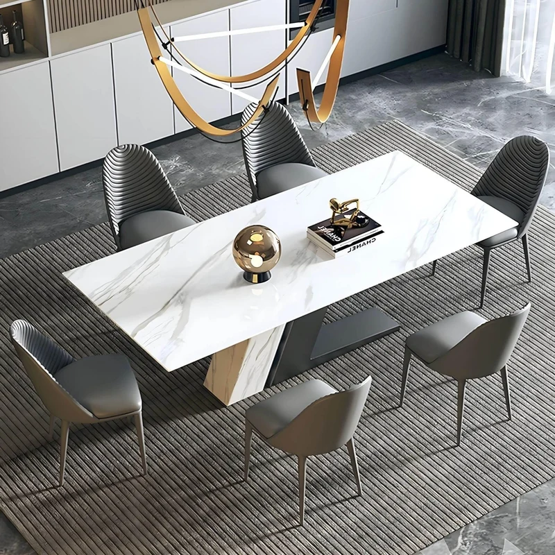 Modern Marble Dining Table - Elegant Round Design