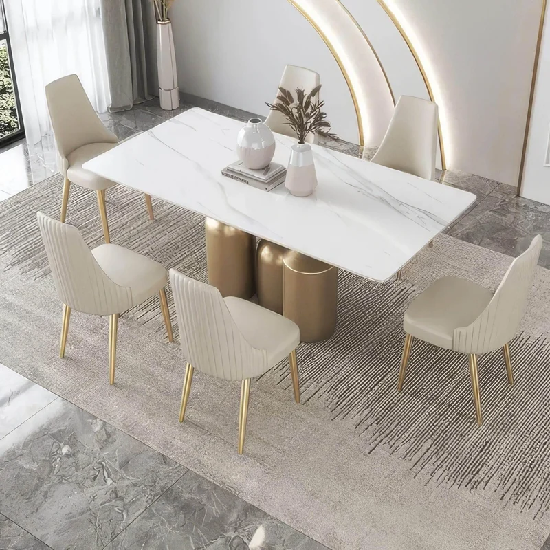 Modern Wooden Dining Table - Stylish Marina Dining Table