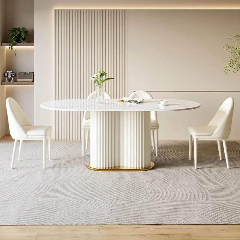 Modern Glass Top Dining Table - Debora Slate Furniture