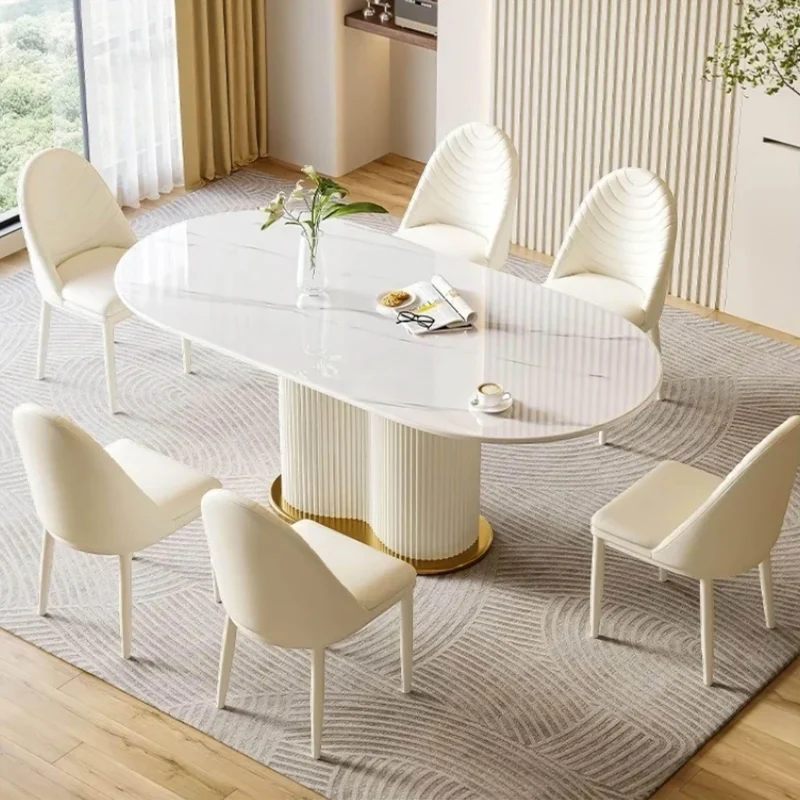 Modern Glass Top Dining Table - Debora Slate Furniture