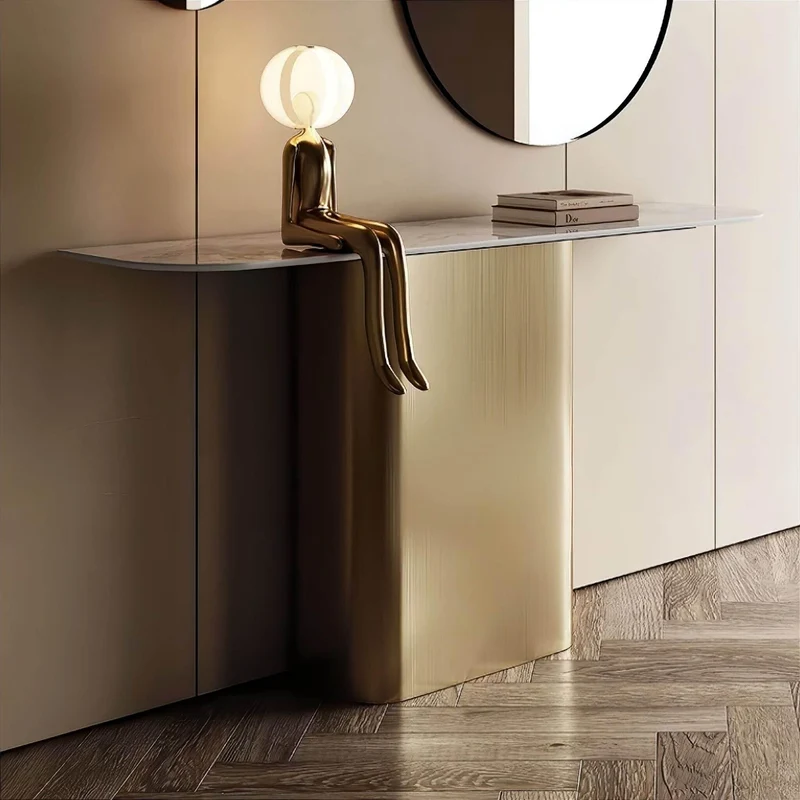 Modern Slate Console Table - Elegant Entryway Furniture
