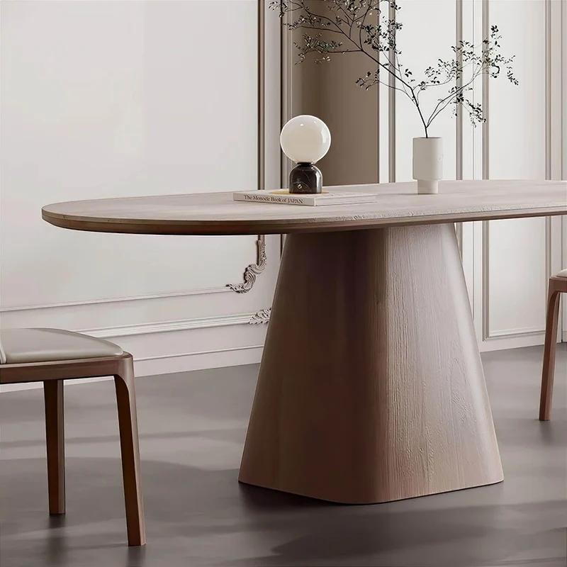 Charles Travertine Dining Table - Elegant Natural Stone Table
