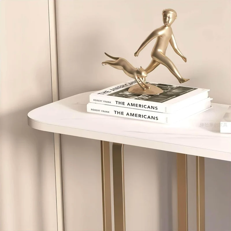 Modern Slate Console Table - Contemporary Living Room Furniture