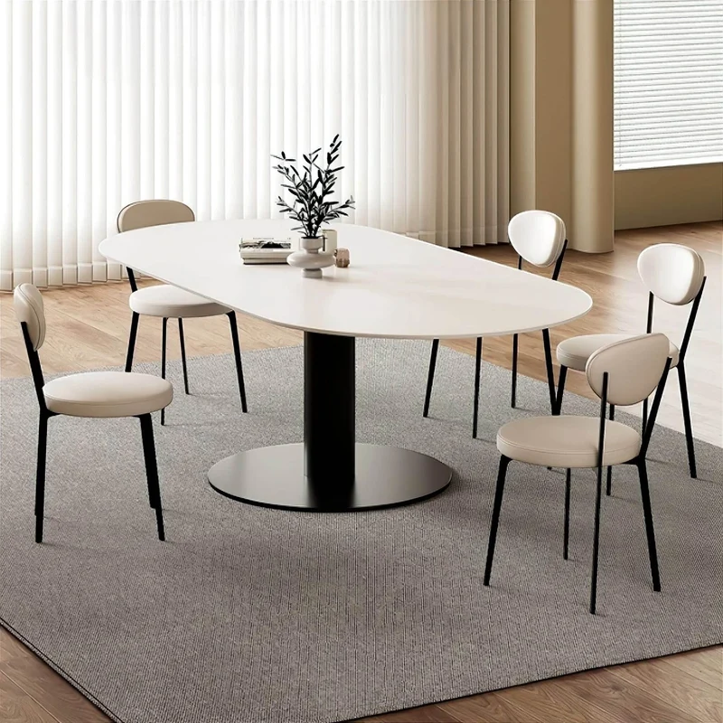 Hector Slate Dining Table - Modern Stone Finish Dining Furniture