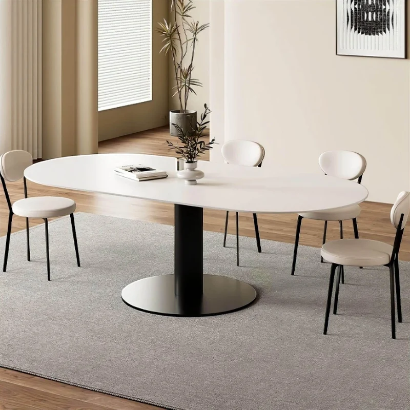 Hector Slate Dining Table - Modern Stone Finish Dining Furniture
