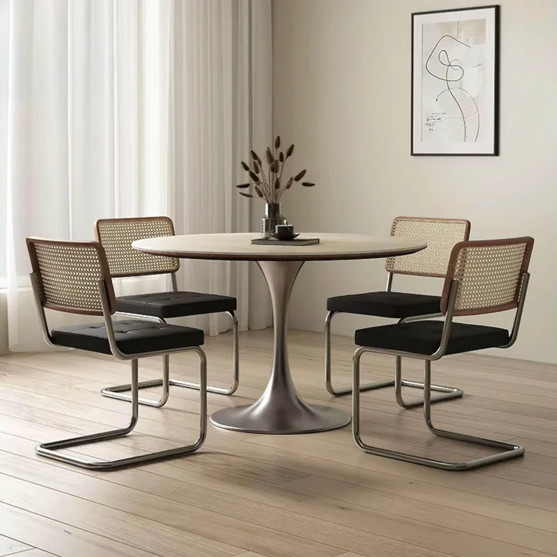Travertine Dining Table - Elegant Natural Stone Table