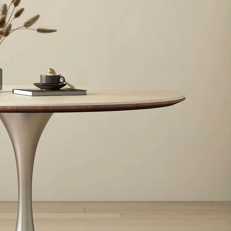 Travertine Dining Table - Elegant Natural Stone Table