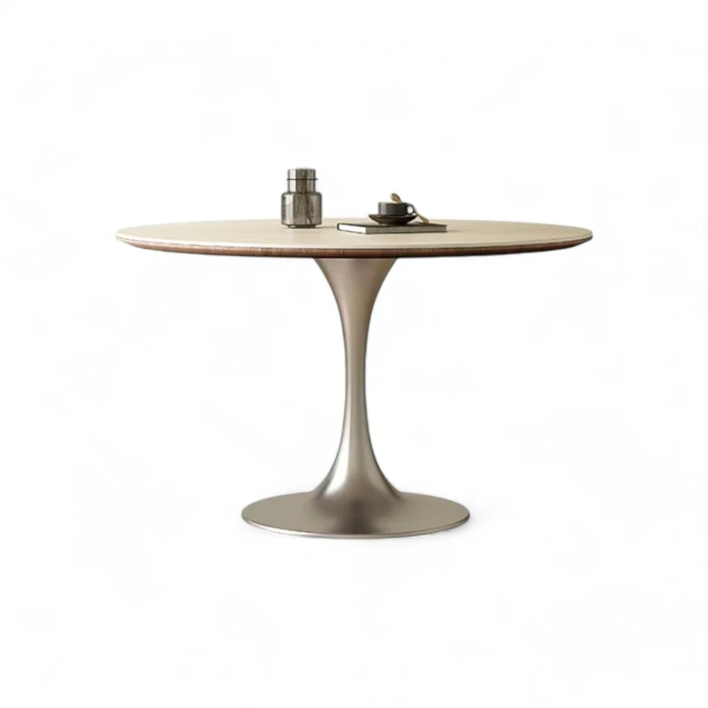 Travertine Dining Table - Elegant Natural Stone Table