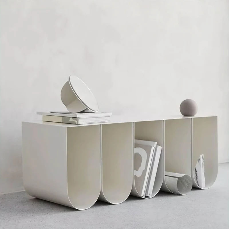 Modern Low Console Table - Stylish Storage Furniture