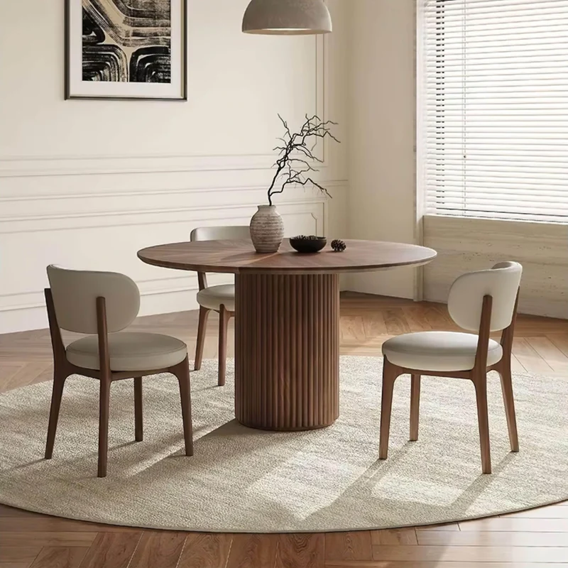 Elisa Timber Dining Table - Modern Solid Wood Dining Furniture