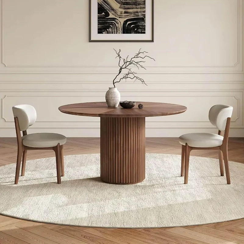 Elisa Timber Dining Table - Modern Solid Wood Dining Furniture