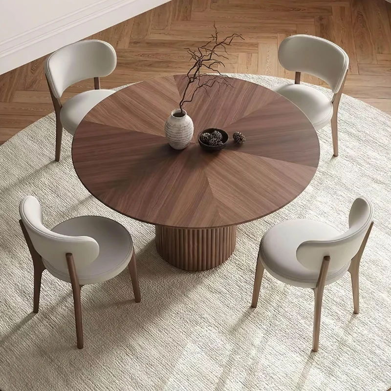 Elisa Timber Dining Table - Modern Solid Wood Dining Furniture