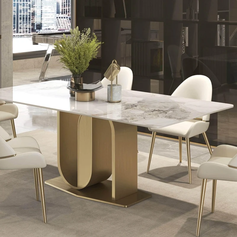Modern Slate Dining Table - Elegant Furniture for Stylish Homes