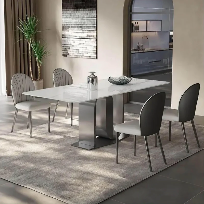 Modern Slate Dining Table - Elegant Furniture for Stylish Homes