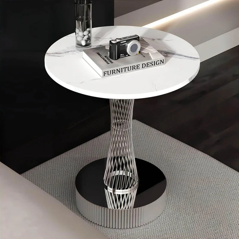 Modern Elegant Basile Side Table - Chic Accent Table for Any Space
