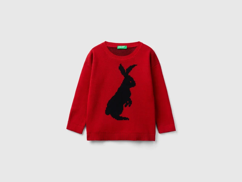 Pullover mit Hasen-Design