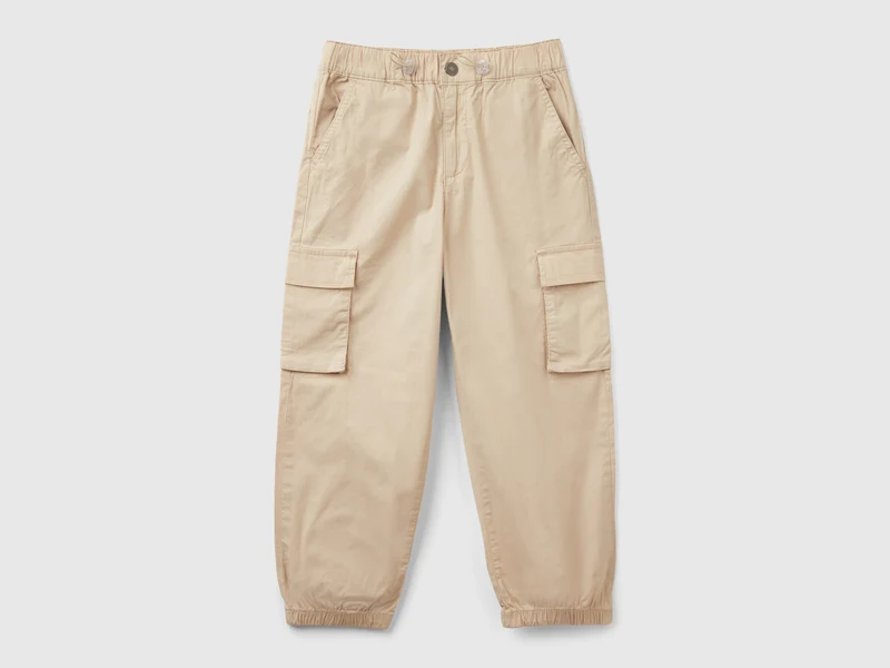 Parachute-Hose aus Stretch-Baumwolle