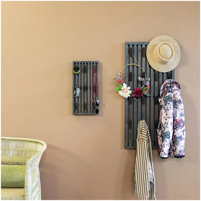 Spinder PARCO Large Garderobe Paneel mit 16 Haken Eiche, Skandic Style