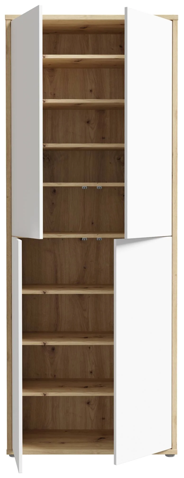 Schrank ALICE SPRINGS Korpus: Artisan Oak mit Secret Grey / Sage Green