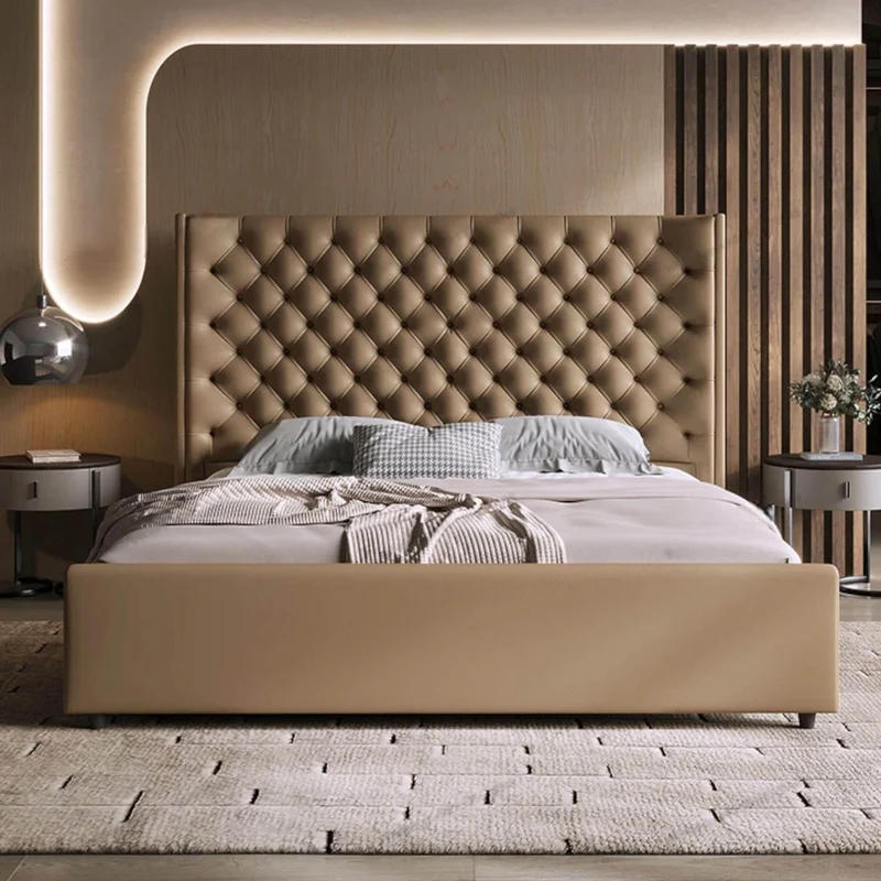 Modern Upholstered Bed Frame - Denise Bed