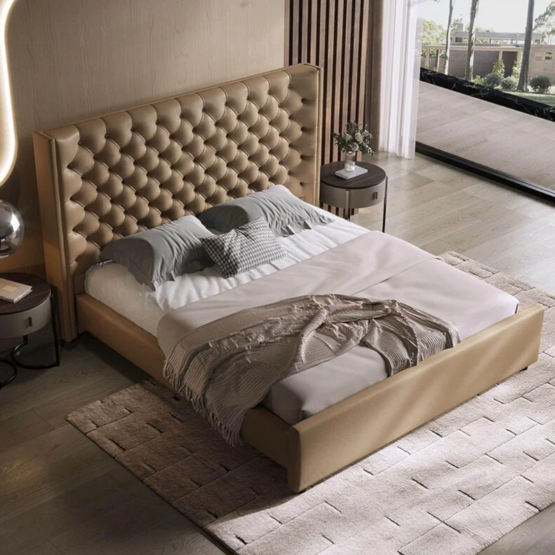 Modern Upholstered Bed Frame - Denise Bed