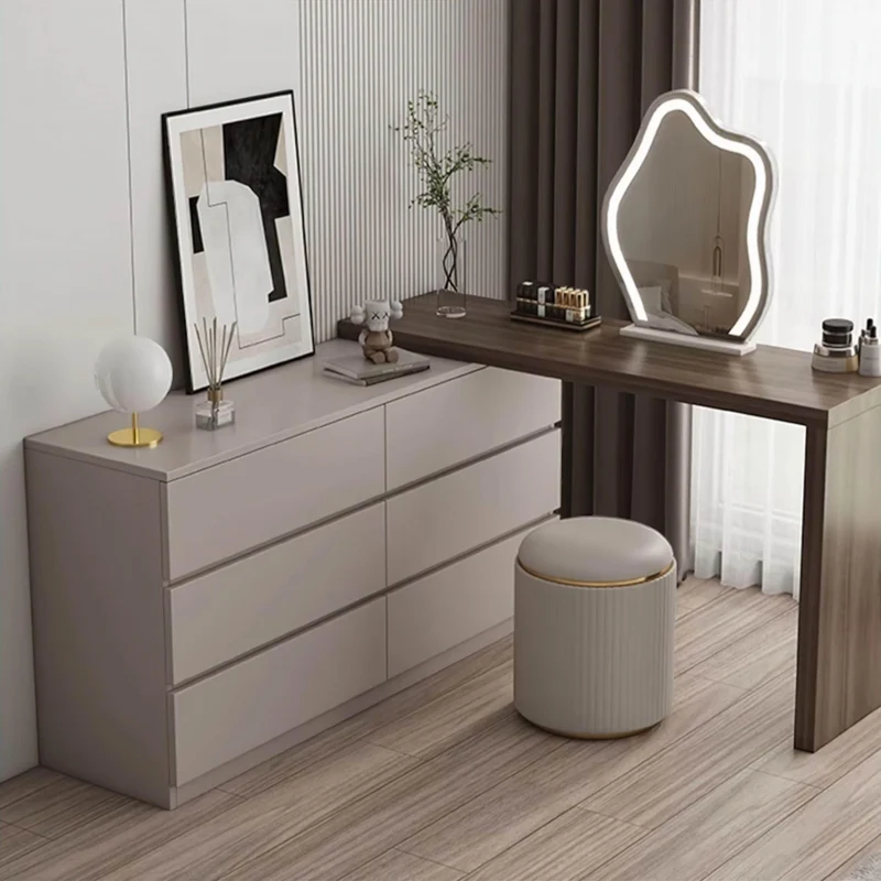 Modern Vanity Table - Claudia Dressing Table with Storage