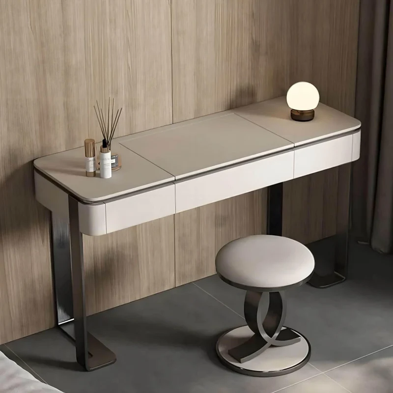 Modern Vanity Desk - Ivano Dressing Table with Mirror