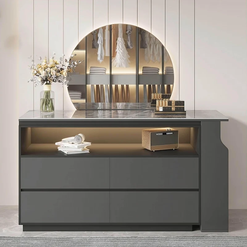 Carmen Dressing Table - Elegant Makeup Vanity with Mirror