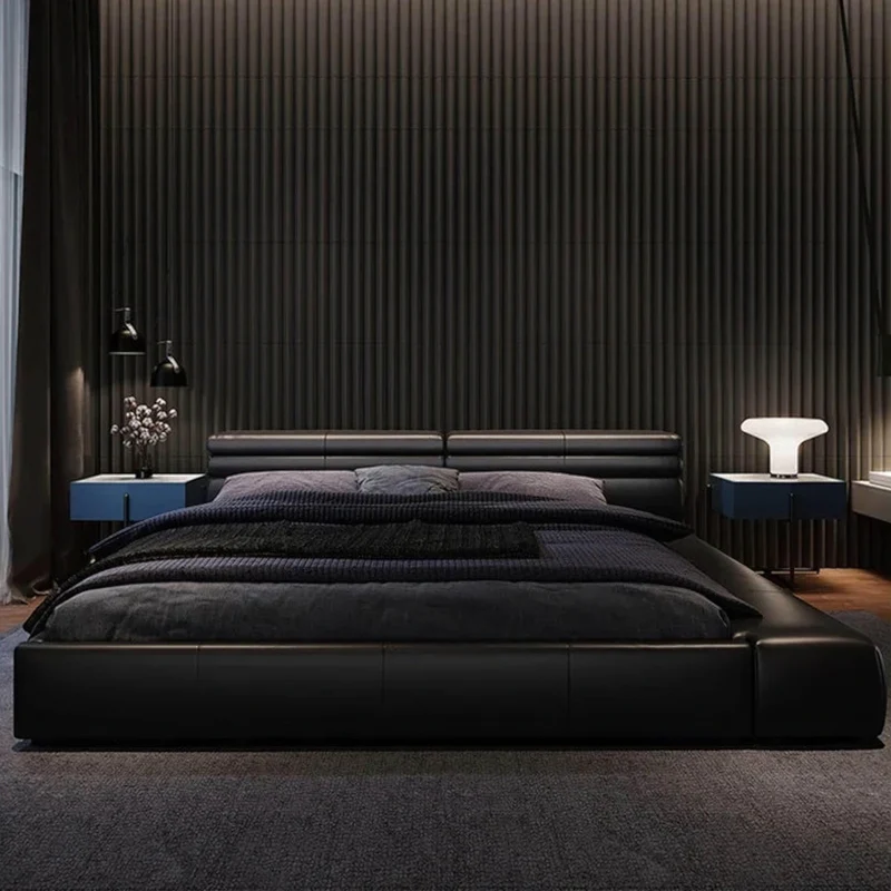 Arnuad Bed - Modern Upholstered Platform Bed