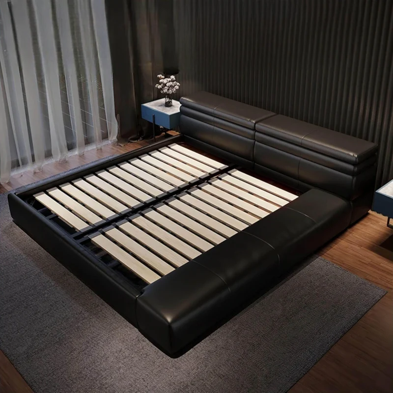 Arnuad Bed - Modern Upholstered Platform Bed