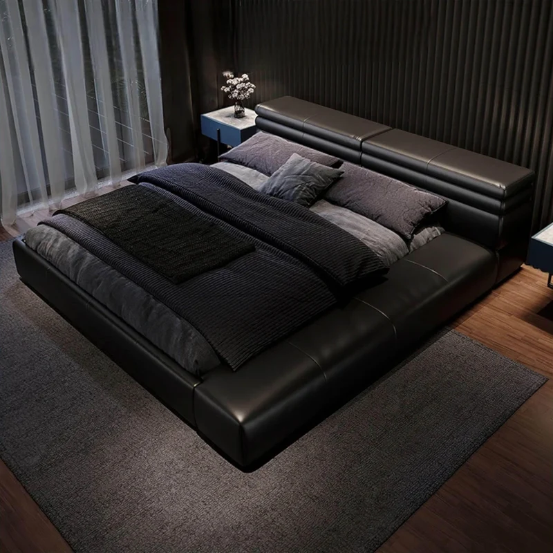 Arnuad Bed - Modern Upholstered Platform Bed