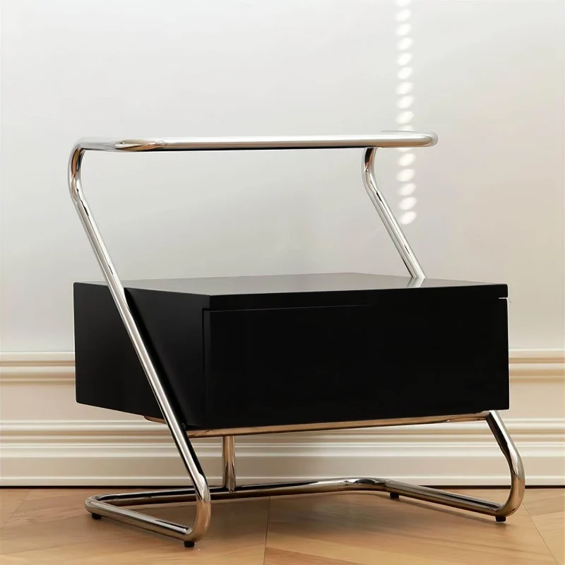 Modern Nightstand - Stylish Bedside Table with Drawer