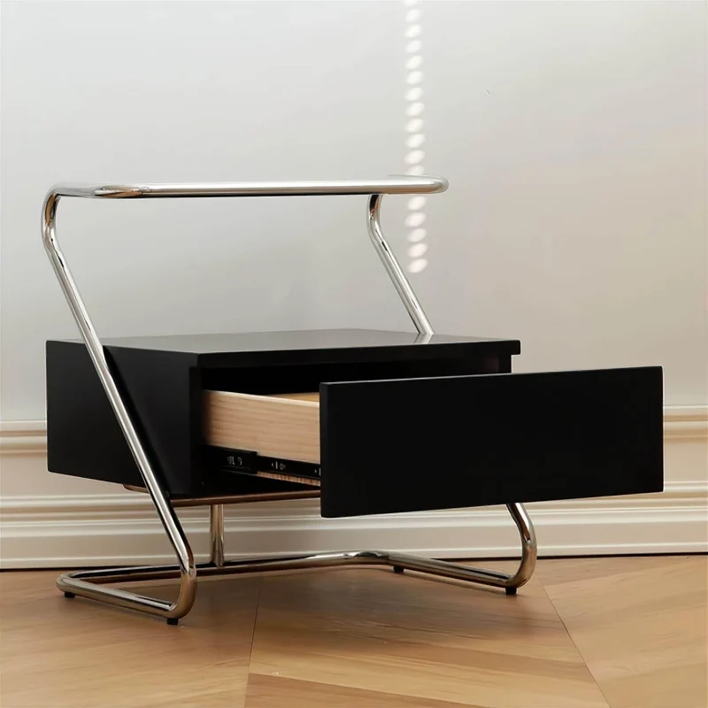 Modern Nightstand - Stylish Bedside Table with Drawer