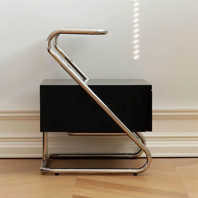 Modern Nightstand - Stylish Bedside Table with Drawer